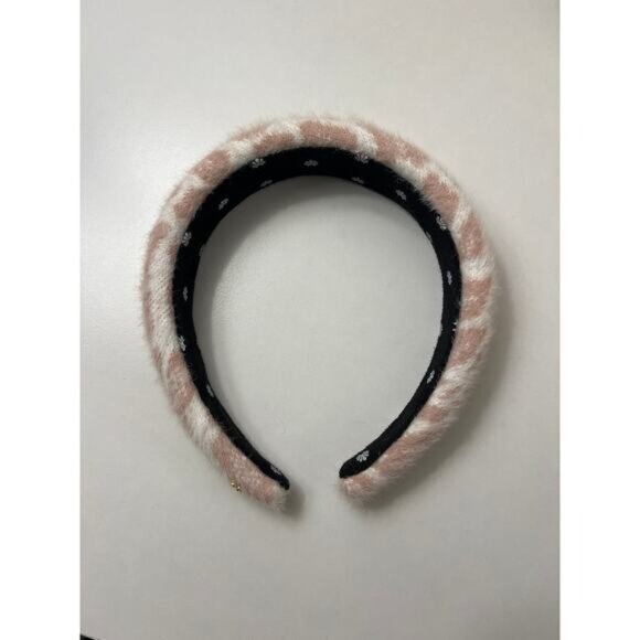 NEW Lele Sadoughi Knit Alice Headband Women\'s In Pink Leopard main image 5